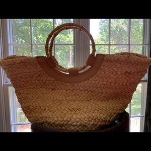 Anthropologie straw bag